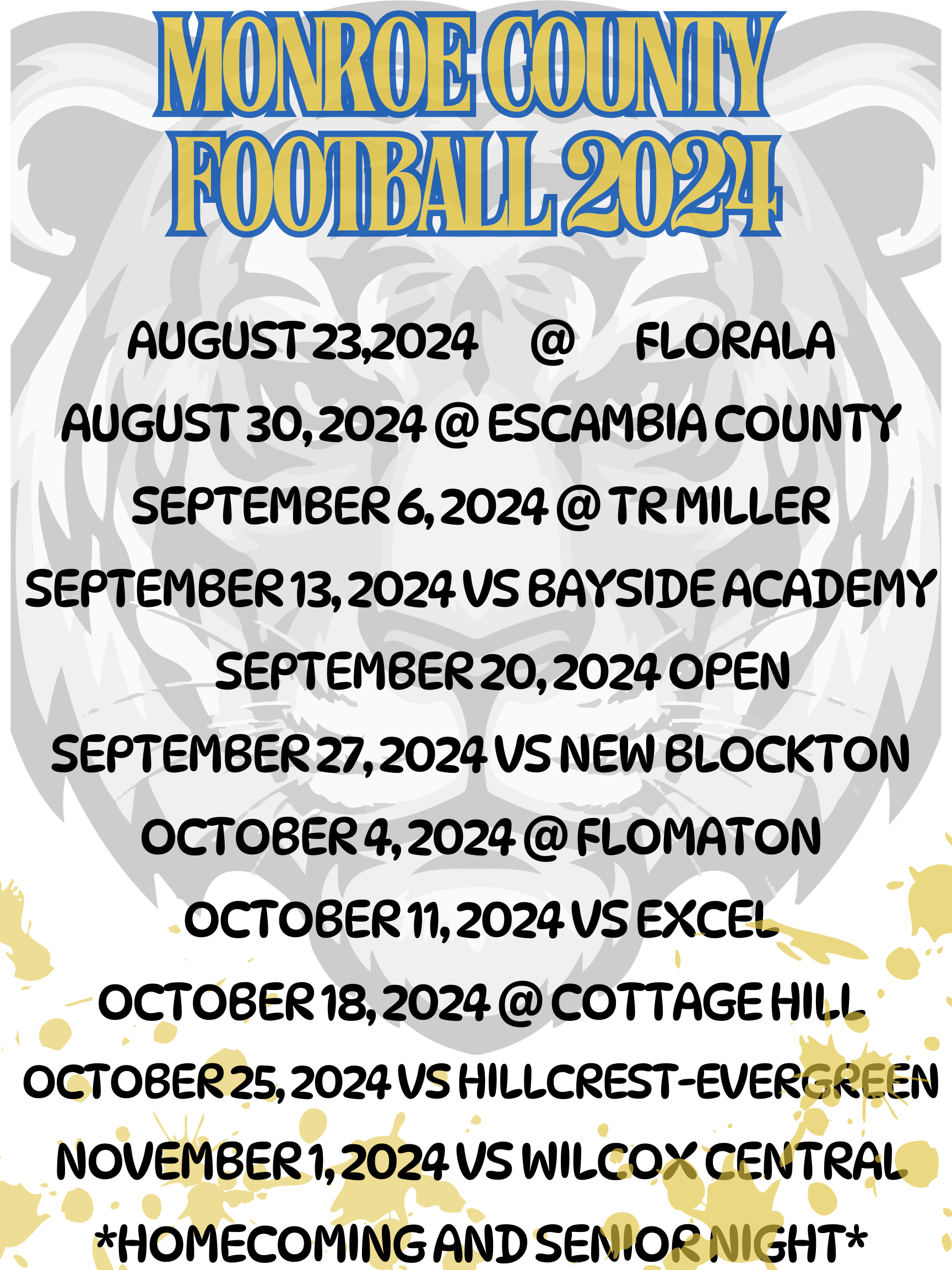 Football Schedule